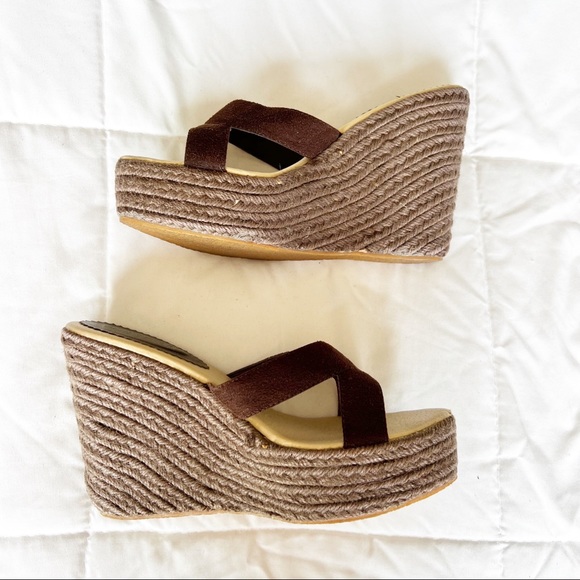 Colin Stuart Wedge Sandals - Picture 7 of 8